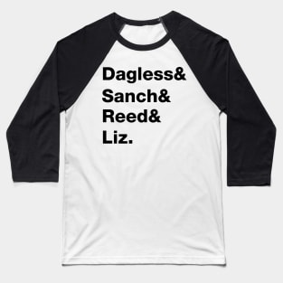 Darkplace: Character Names Baseball T-Shirt